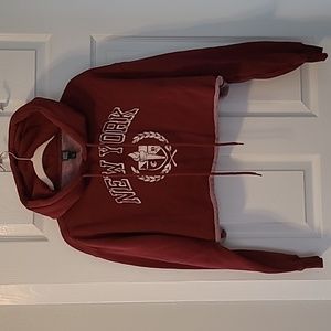 Cropped new york hoodie